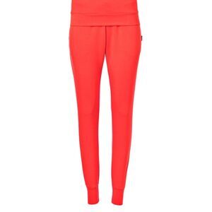 The Delta Box 2-Piece Ribbed 1/4 Zip Active Legging Set CL8 Red Size S NWT